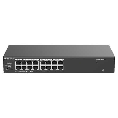 SWITCH 16 PORTE - RG-ES116G-L